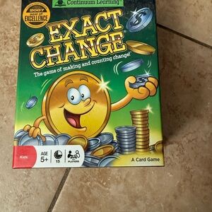 Exact Change Card Game - Green and Yellow